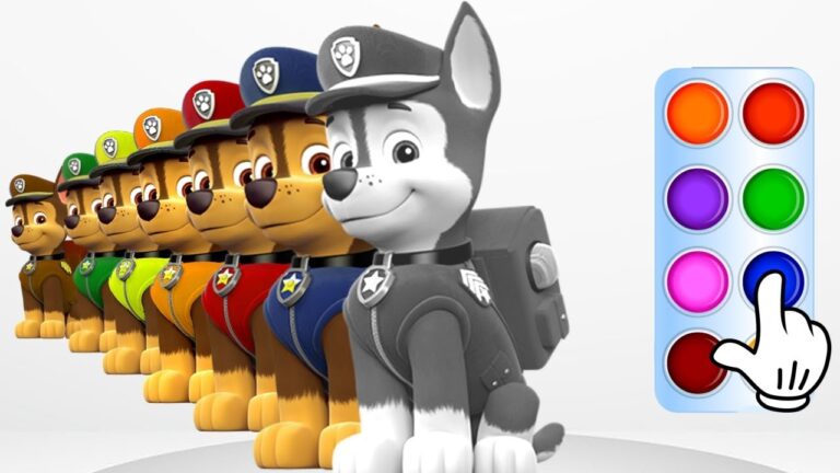 Colors With Paw Patrol Rocky’s Uniform