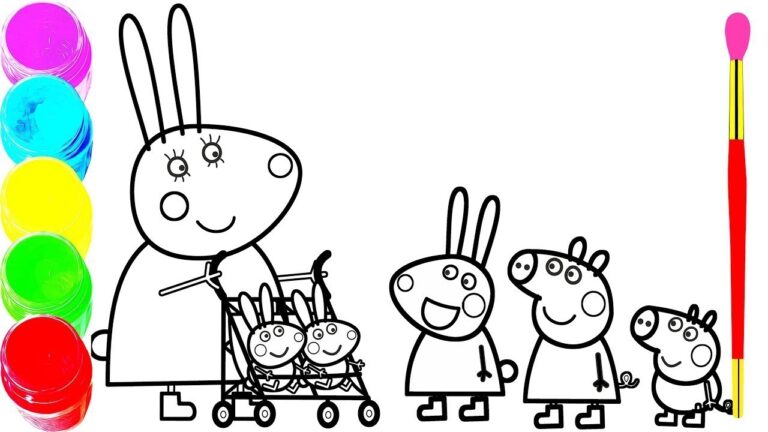 Let’s Color Peppa Pig and her Friends