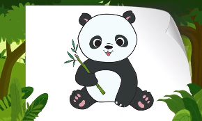 How To Draw A Panda For Kids