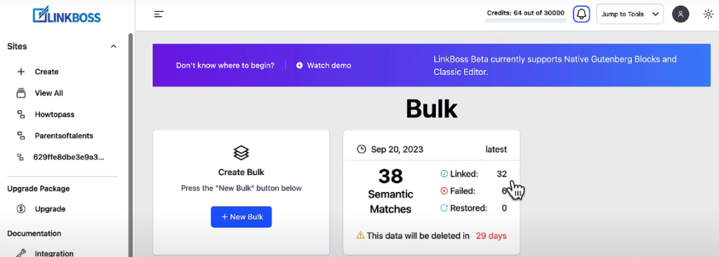 Generates Detailed Site Reports